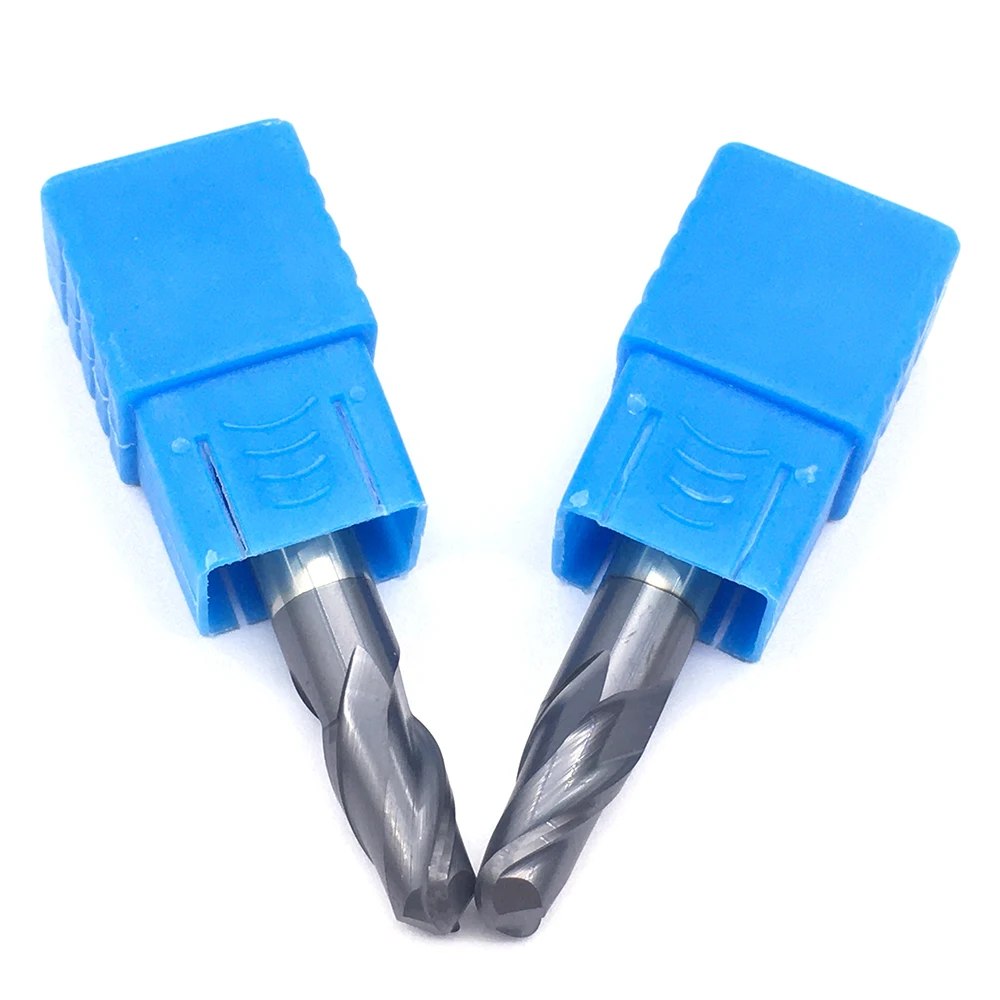 1PC R4.0XD8X60L 2 ขลุ่ย HRC50 ทังสเตนสตีลบอลปลายจมูกเครื่องกัด CNC เครื่องมือตัดคาร์ไบด์ทึบ Ball จมูก