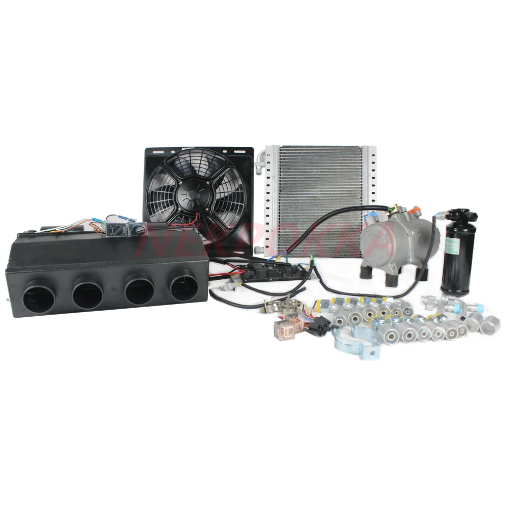 

12V 24V automobile electric air conditioning cooling and heating integrated machine,Modified electric air conditioner