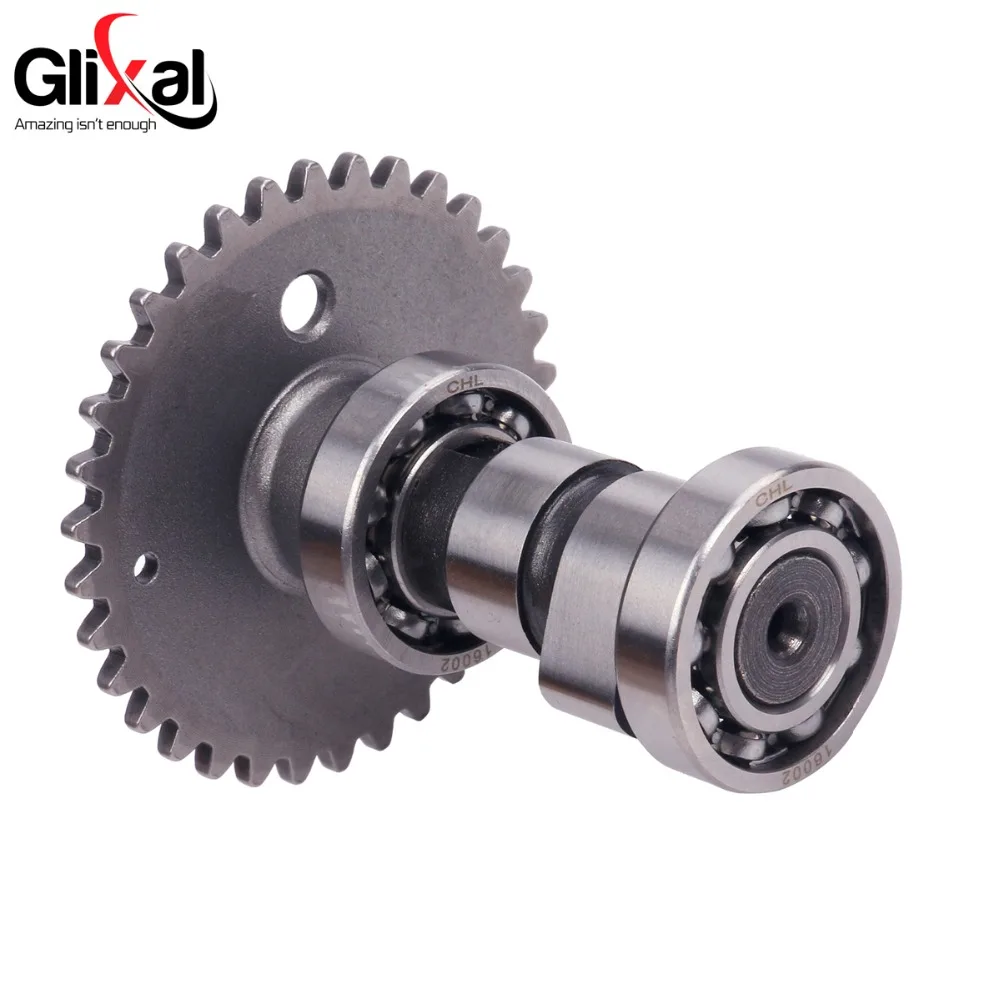 Glixal GY6 49cc 50ccChinese Scooter Moped ATV Camshaft 139QMB 139QMA Engine Cam Shaft