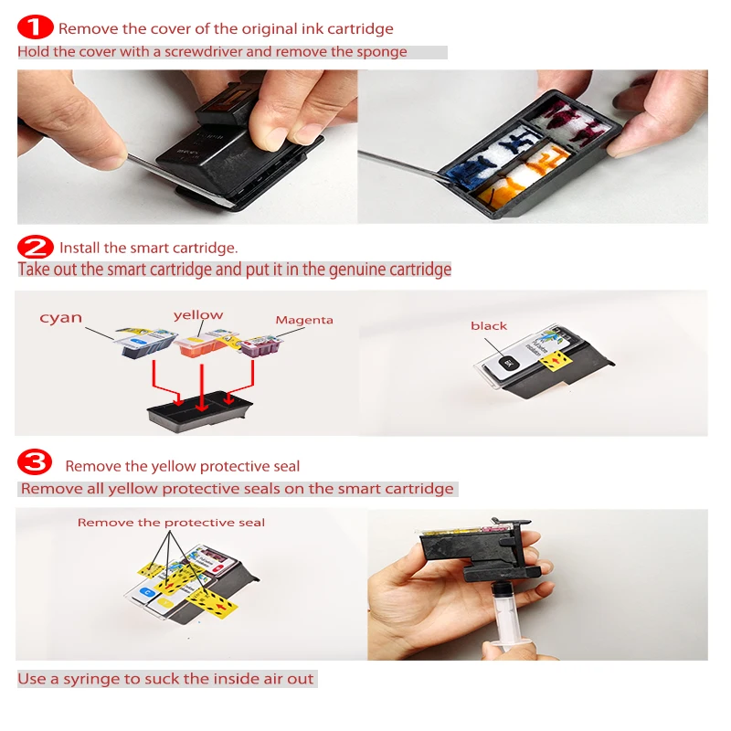 smart cartridge rifll kit for canon PG 510 pigment CL 511 dye ink cartridge pixma IP2700 MP240 MP250 MP260 MP270 MP280 MP480