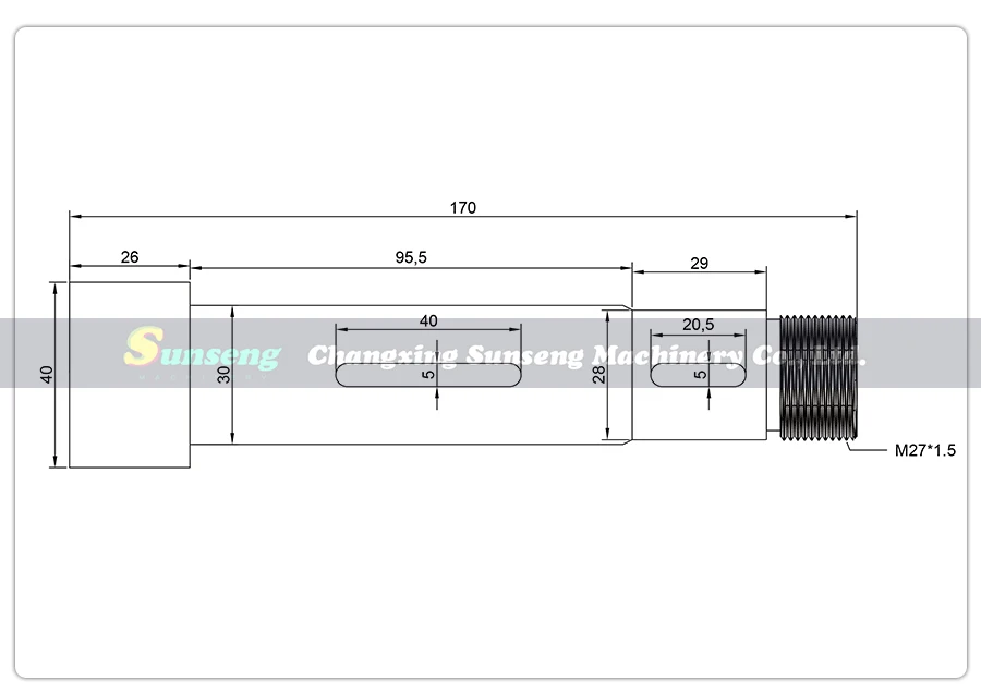 Milling machine MT3 spindle for XJ9512&XD9512&4\