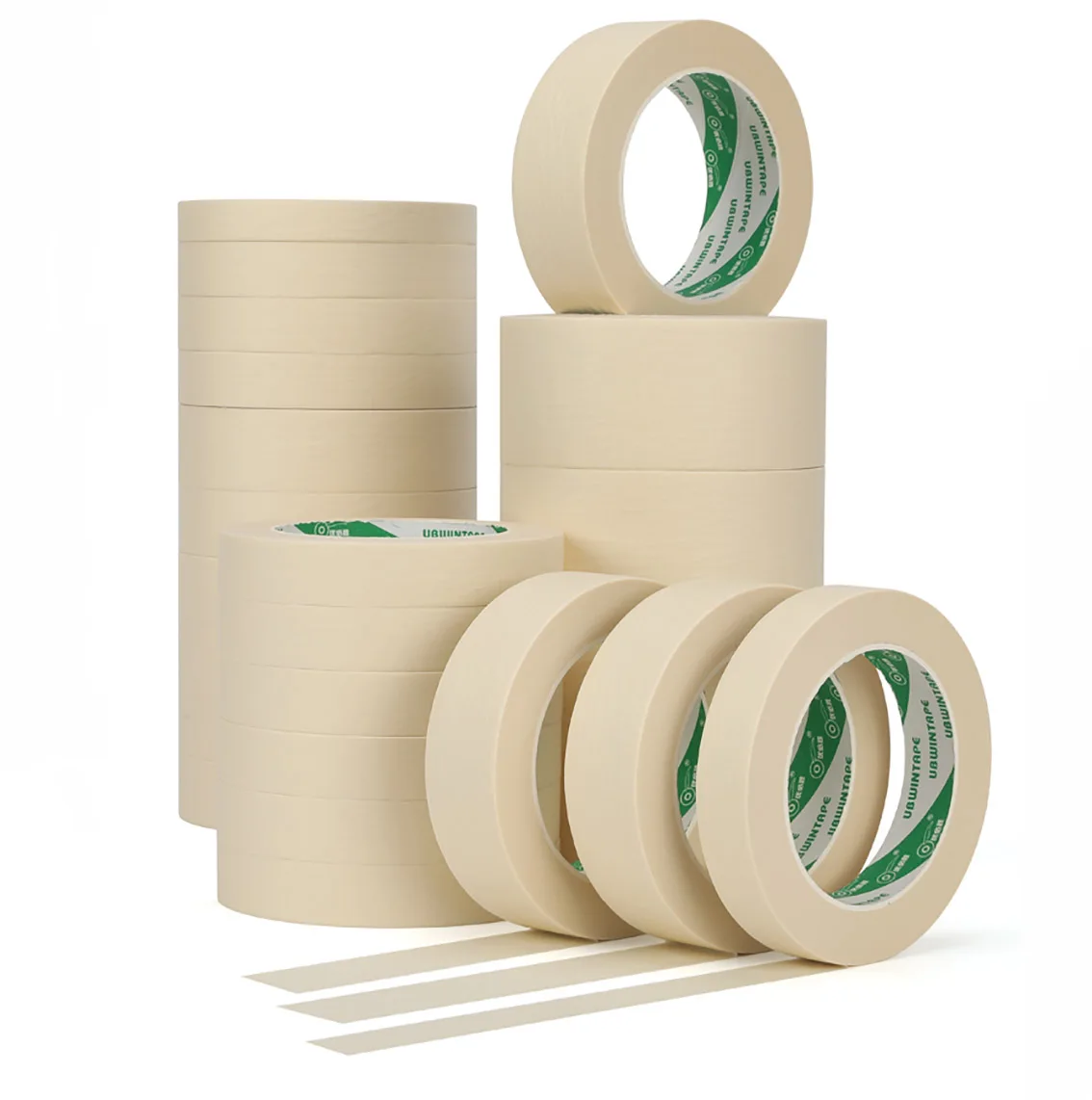 Cinta adhesiva de alta viscosidad para decoración de interiores y exteriores, rollo de 50 m/rollo de pegatinas de pintura en aerosol para coche, ancho de 8-60mm