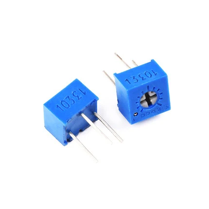 10pcs 3362P Series Trimmer Potentiometer Set Resistance Trimpo 501 101 201 502 102 202 103 500R 1K 2K 5K 10K 20K 50K 100K