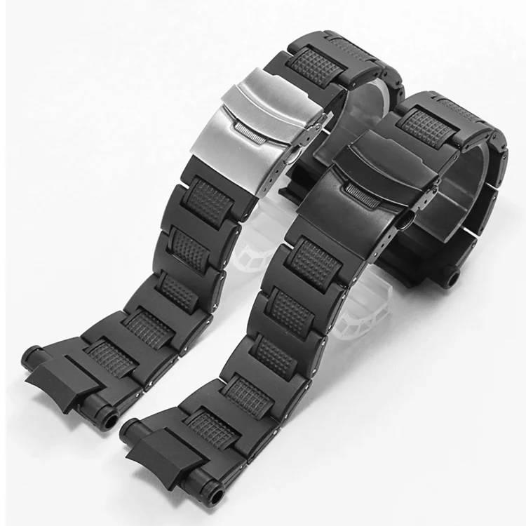 

Watch band strap for casio g-shock series GW-A1100/4000/G-1400 GA-1000 plastic steel bracelet male