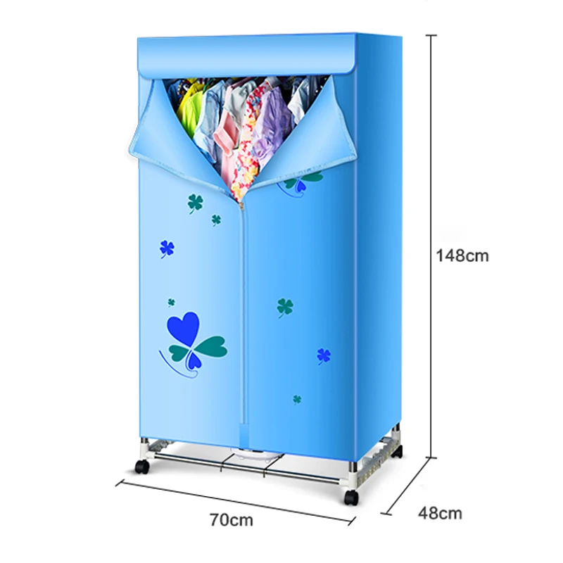 

110-240V Home Clothes dryer JC-1600C Folding drying machine Double-layers clothes dryer with remote control 0-12h timing 1500W