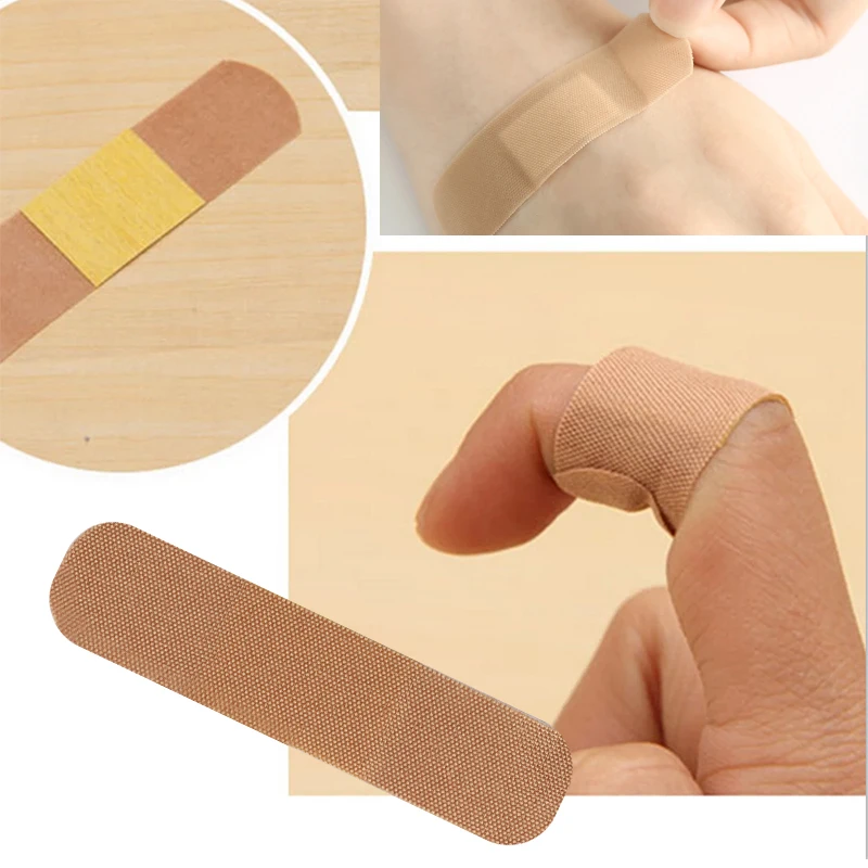 50pcs First Aid Bandage Waterproof Band-aids Medical Bactericidal Adhesive Plaster Hemostasis Adhesive Wound Dressing Bandage