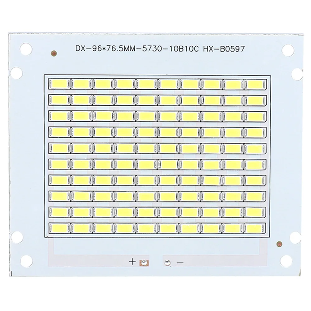 50W LED Diode SMD5730 Flutlicht DC30-32V 1500mA Epistar PCB Weiß 6000K LED Chips Platte Ressource Flutlicht DIY LED lampe Perlen