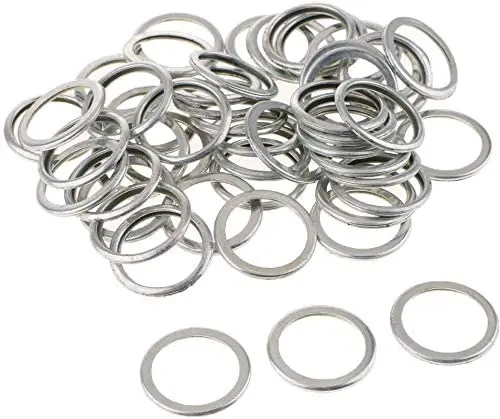 Durable Aluminum Oil Drain Plug Washer Gaskets for Subaru Repalces OEM# 11126-AA000 50pcs