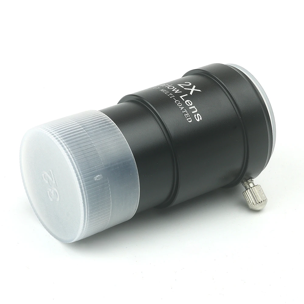 EYSDON 2X Barlow Lens 1.25 Inch Fully Multi-Coated Metal for Astronomical Telescope Eyepiece
