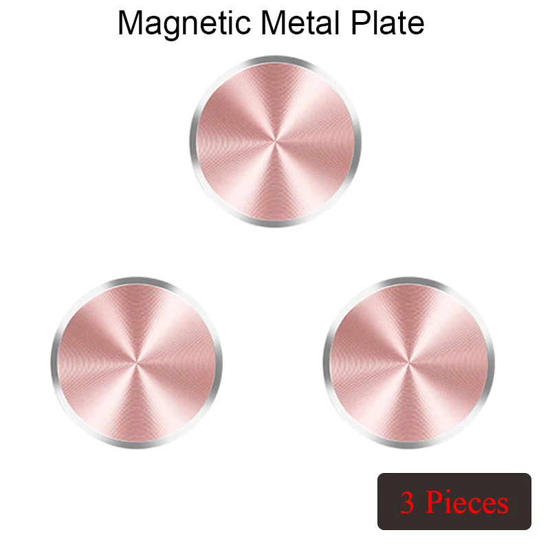 Autoadesivo circolare universale della piastra metallica del supporto dell\'automobile del telefono magnetico, intonaco Ultra sottile della lamiera