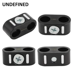 4 Pcs Universal Motorcycle Brake Throttle Cable Clamp Clip Holder Organizer Wire Line Clamp For 1984-2021 Harley All Models