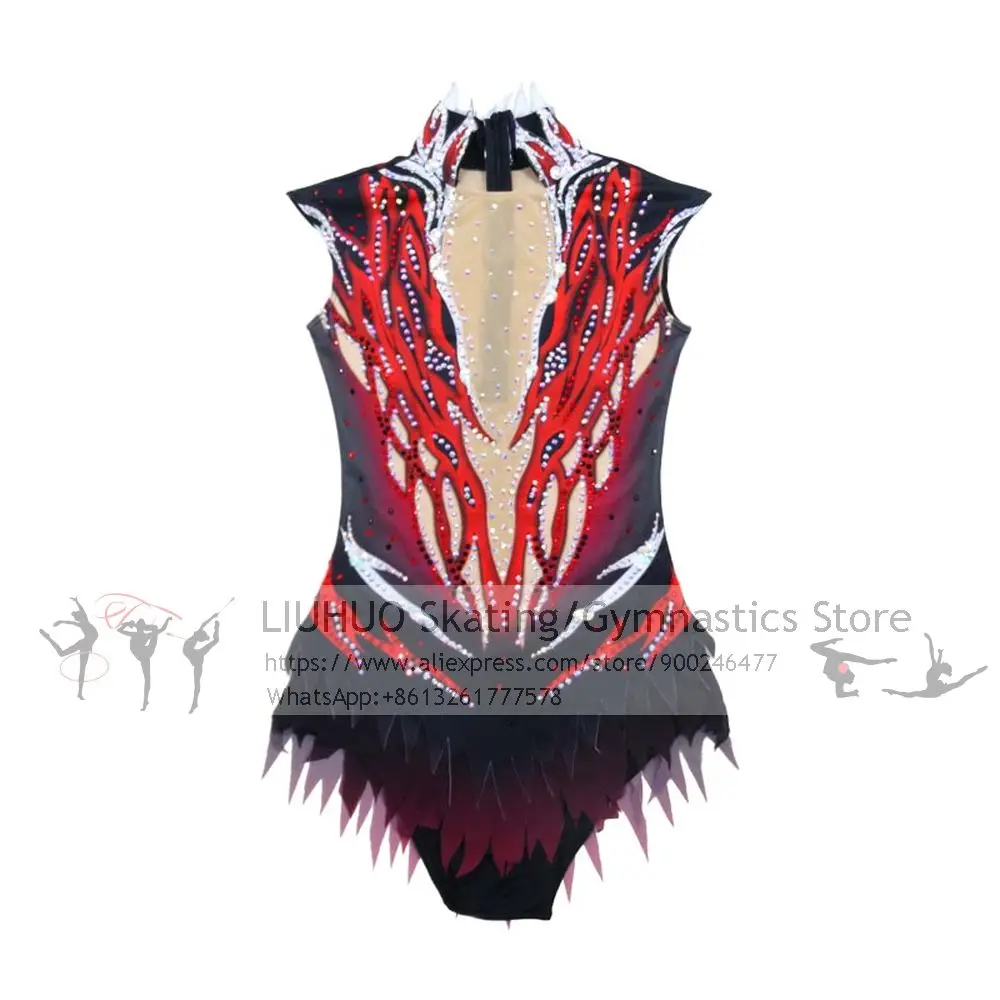 Figure Skating Dress Women Girls Competition Ice Skating Performance Rhythmic Gymnastics LIUHUO Dance Leotard Artistic Costume