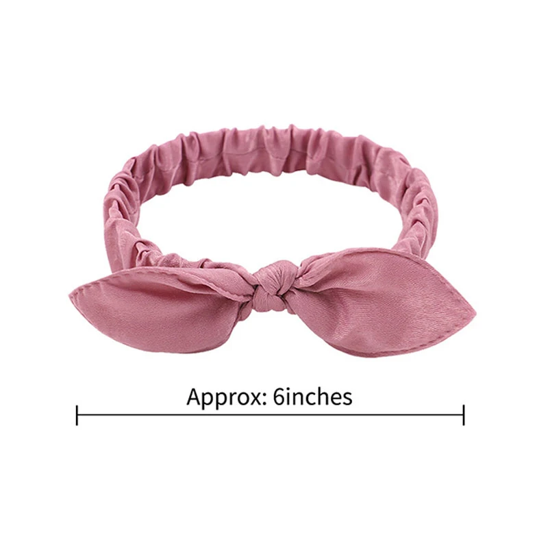 1PC Women Headband Cotton Solid Bow For Girl Rabbit Ear Hairbands Turban Knot Headband Fashion Accessoire Faixa cabelo feminino