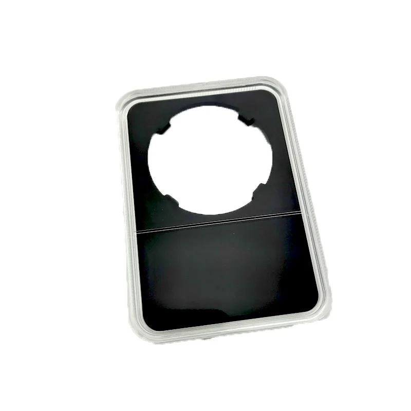 New! Black color 32mm 40mm Grade coin Slab Graded storage box case PP Inner pad DISPLY panda SLAB 1pcs a lot