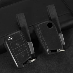 Car Key Case Cover For Volkswagen VW Golf 7 mk7 Tiguan MK2 Polo Seat Ibiza 6J Leon 5F FR MK3 Skoda Kodiaq Octavia 3 A7 2018 2019