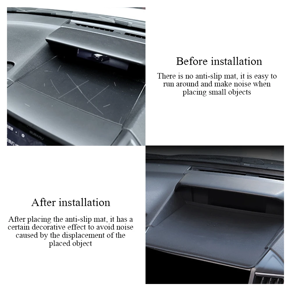 Car Anti-Slip Phone Holder Pads Silicone Non-slip Dashboard Mats For Subaru Forester XV 2019 2020 2021 Interior Accessories New image 5