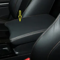 Cubierta de protección para interior de coche, caja de reposabrazos central de cuero de microfibra para Mitsubishi Eclipse Cross 2018 2019 2020 2021 2022