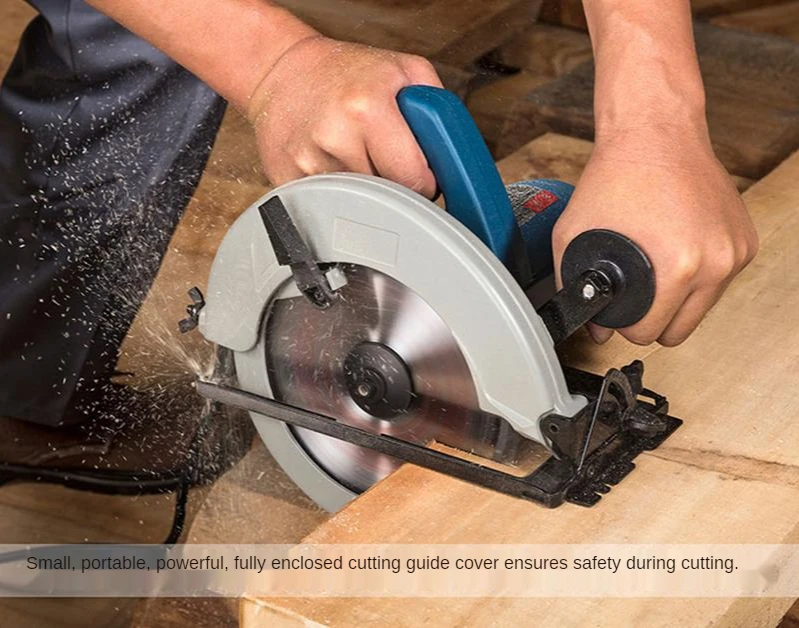 Circular Saw, Hand-Held Electric Saw, Wood Cutting Machine, Carpenter's Mechanical Tools, Carpenter's Circular Saw