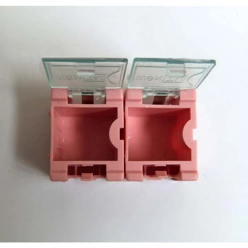 100PCS/lot SMD SMT component container storage boxes electronic case kit 25 x 31.5 x 21.6mm factory price