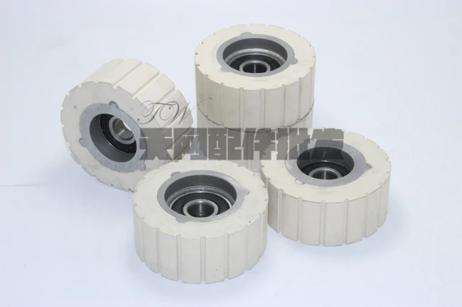 4pcs/lot  Edge Pressing Machine Conveying Pressure Wheel Straight Gear 65*12*28 Pressure Plate Wheel