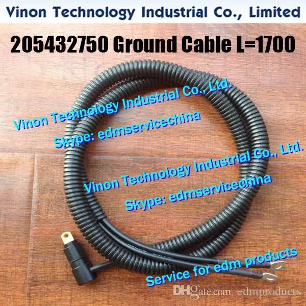 205432750 edm LOWER CABLE 330F L=1700mm for ROBOFIL 330F. Charmille 205.432.750, 543.275.0 EDM Contact Machining Cable Lower,