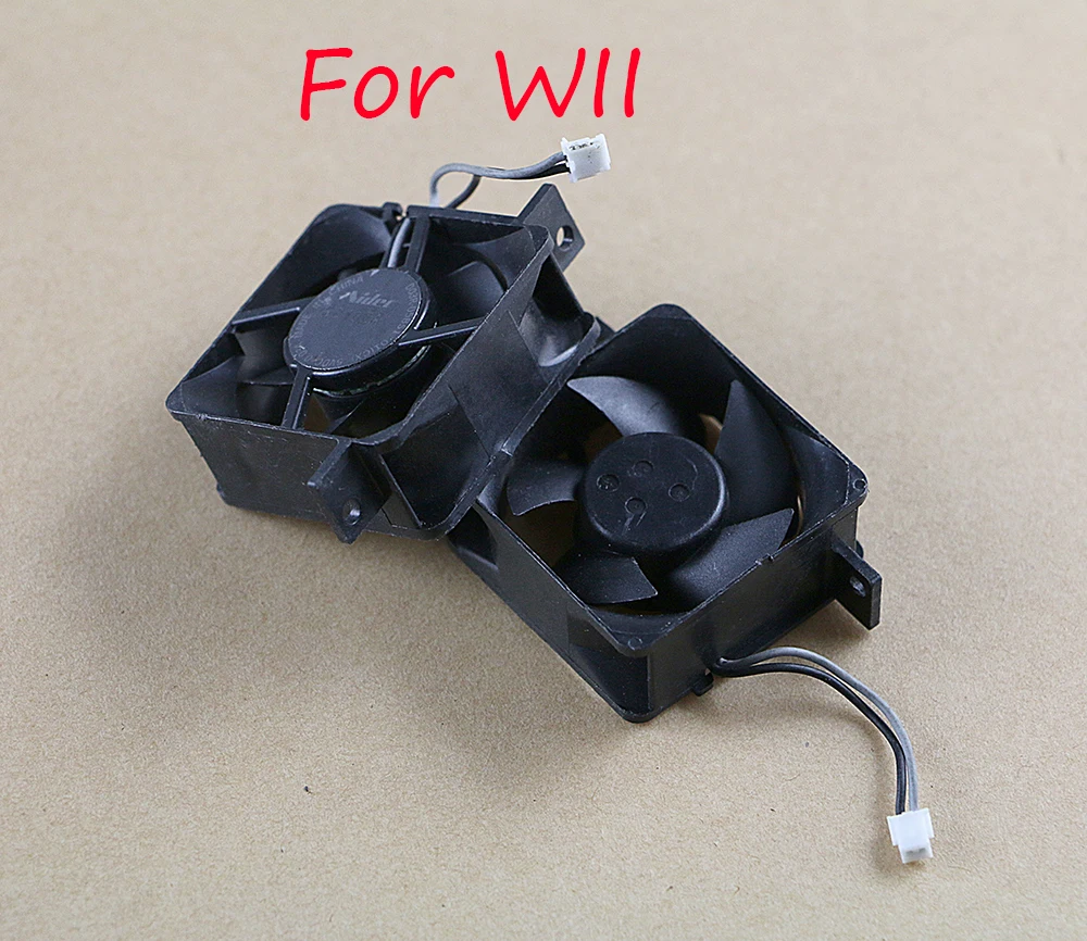 1PCS Replacement FOR Nintendo Wii Black Built-in Cooling Fan Cooler For Nintend For Wii Console Replacement Parts Accessories