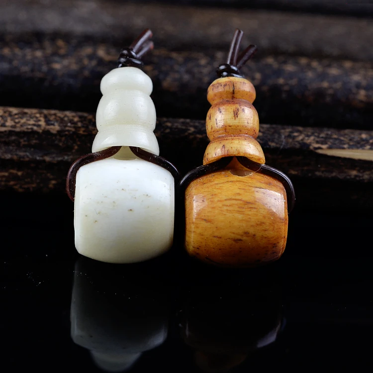 Natural Yak bone santong bodhi son hand string DIY accessories.guru loose beads DIY for women jewelry making