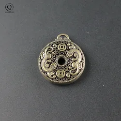 Pure Brass Pixiu Coins Six Words Cylinder Pendant Keychain Hanging Necklace Jewelry Handmade Copper Buddhism Sutra Keyring