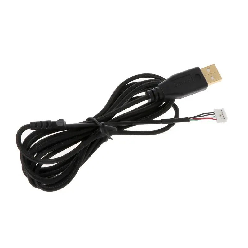 Gold Plated Durable Nylon Braided Line USB Mouse Cable Replacement Wire for razer Naga 2014 Mouse