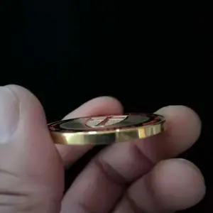 فرسان الهيكل الصليب الماسوني عملة تذكارية ، جنود المسيح الصليبيين أعلى 12 مبيعات ماسونية متقاطعة - رقم 12