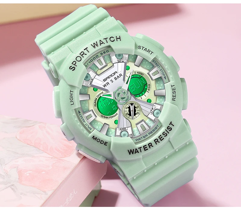 Women's LED Digital Sports Watch description 29