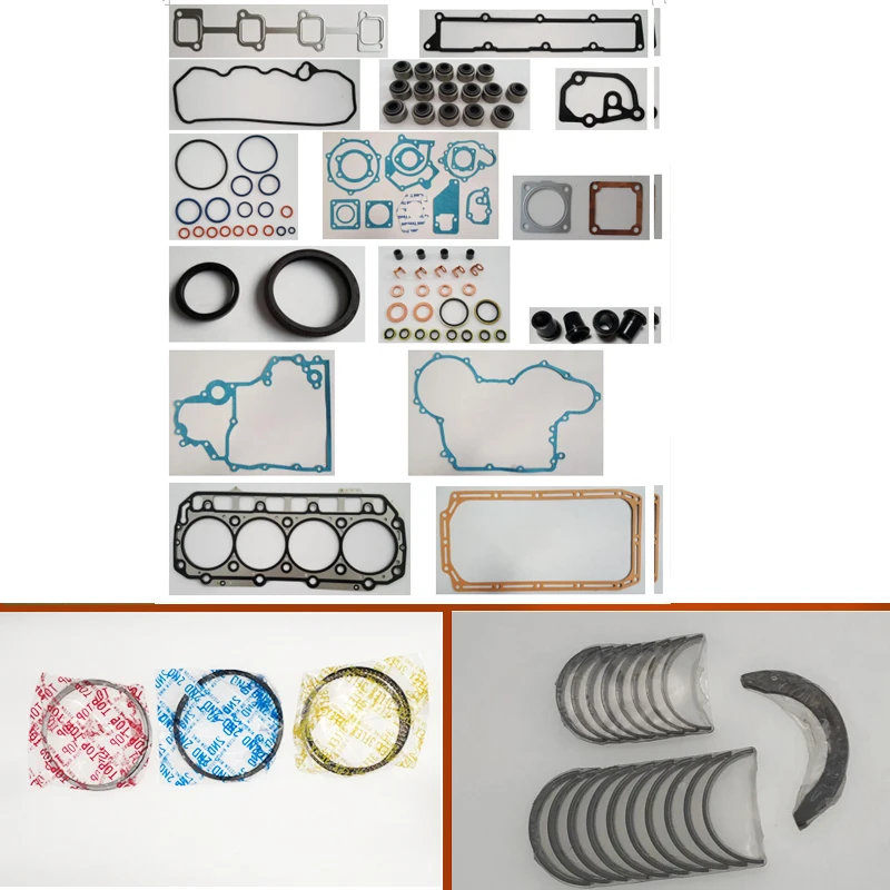 Engine Full gasket set kit crankshaft connecting rod bearing piston ring for Yanmar 3053cc 3.1 D 3319CC 3.3 D ENGINE: 4TNV98