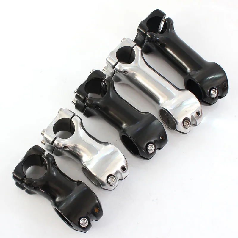 25.4*60/70/90MM handlebar stem Aluminum dead speed handlebar stand head standpipe bicycle aluminum alloy standpipe