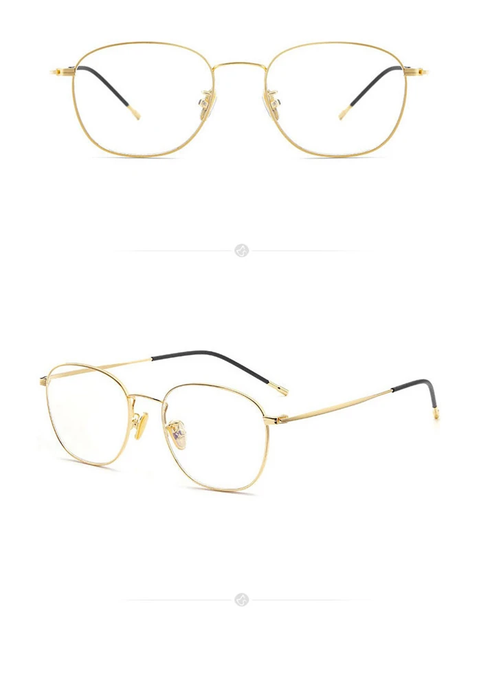 5815 Anti-Blau-Strahlen/Photochrome ovale optische Brille mit verschreibungspflichtigen Kurzsichtigkeit/Hyperopie/Progressive Brillen aus Metall – Detail 8
