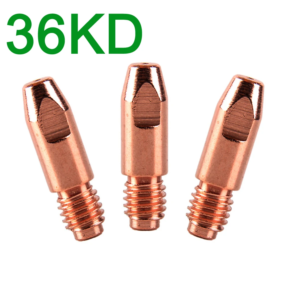 36KD Contact Tips MIG Torch Tips 320A Welding Torch Consumables M8*30mm 0.8/1.0/1.2/1.4/1.6mm EU Style MIG Welding Tip