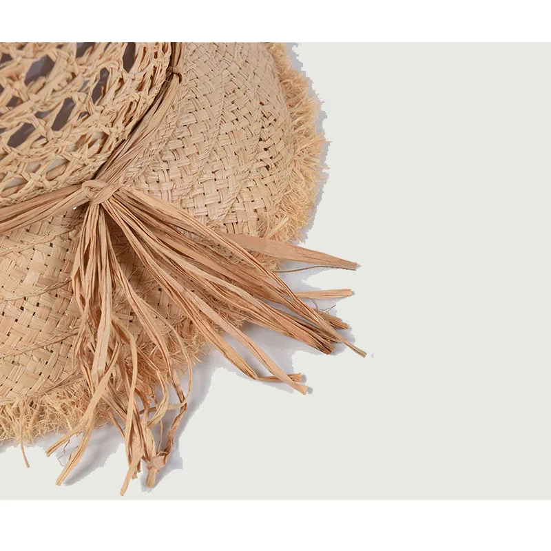 New Hollow Women's bucket hat spring hatspanama female summer Raffia Straw hat Women's summer hat womens hats 2021 female cap