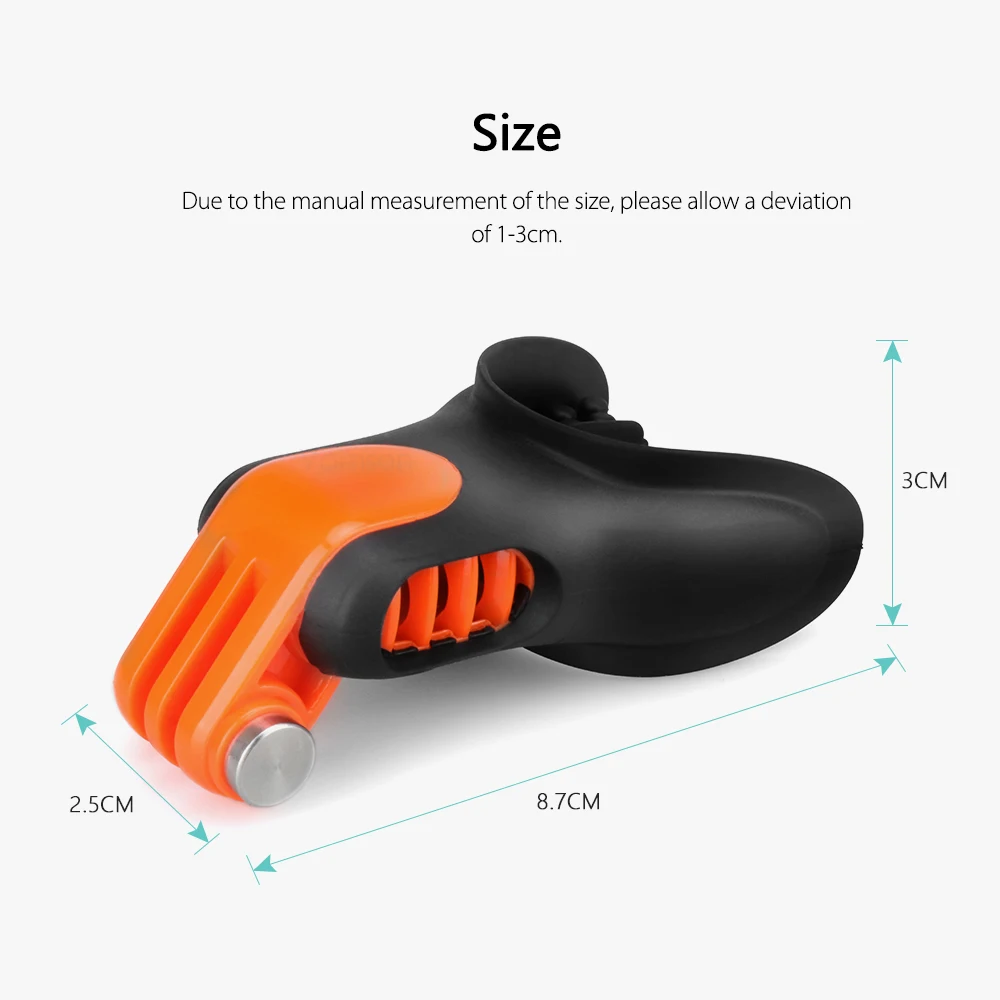 Vamson per Surf Shoot Surf bretelle in Silicone con vite per GoPro Hero 10 9 8 7 6 5 4 accessori per fotocamere VP415