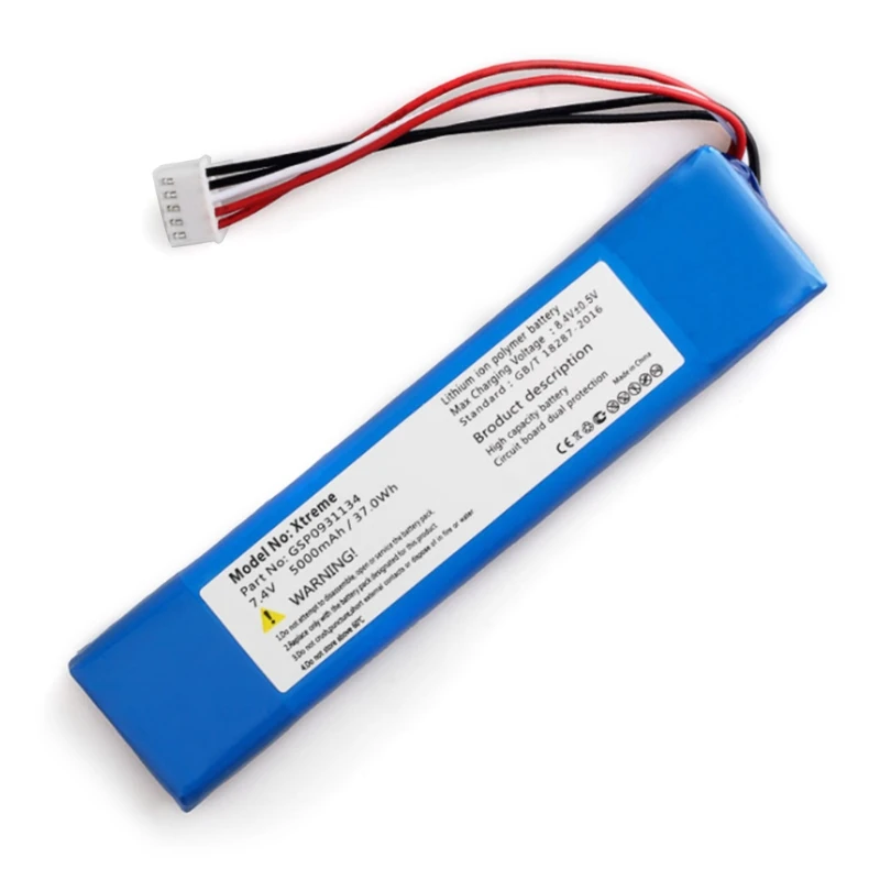 Cameron Sino 7.4V 5000mAh Battery GSP0931134 for JBL JBLXTREME, Xtreme