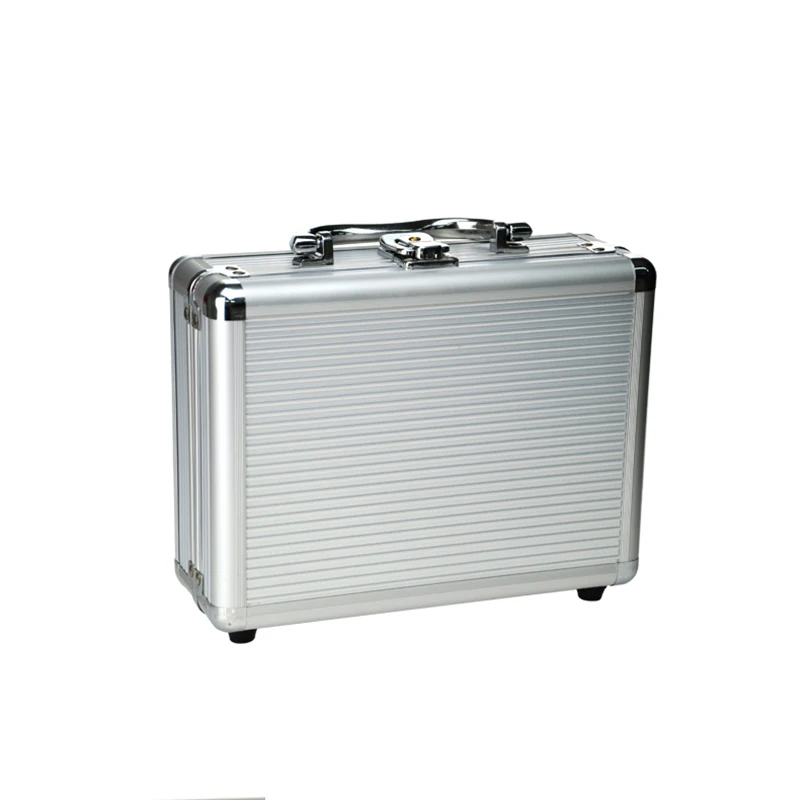 220*170*85mm Portable Aluminum Tool Box Instrument Case Medicine Equipment Part Toolcase Cosmetic Box   Packaging