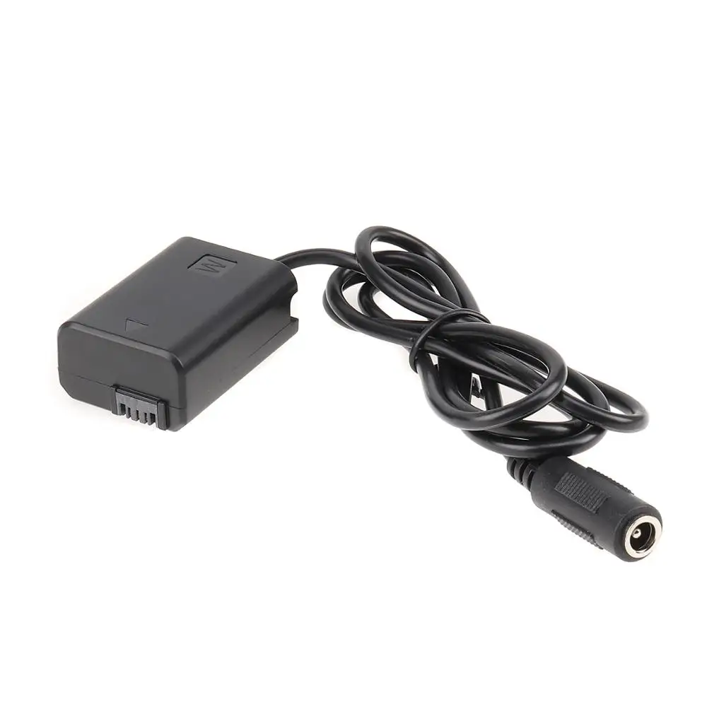 FOTGA Dummy Battery Plate NP-FW50 Couple with  5V 2A USB Cable for Sony A7 A7R A7II A7S2 A6500 A5100 NEX5 DSC-RX10 Dummy Battery