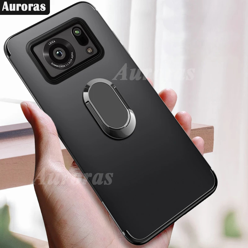 Auroras Case For Sharp AQUOS R6 Ultra Thin Soft With Magnetic Attraction Ring Back Matte For Sharp AQUOS R6 Cover