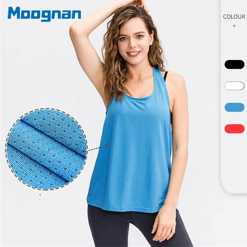 Yoga Shirt Women Gym Shirt Quick Dry Sports Shirts Cross Back Gym Top Women's Fitness Shirt Sleeveless Sports Top Yoga Vest