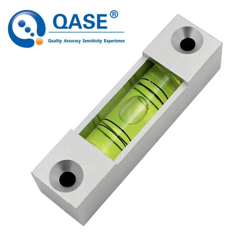 Mini Nível de Bolha de Material Metálico Luminoso Horizontal Quadrado com Função de Visão Noturna tipo Barra