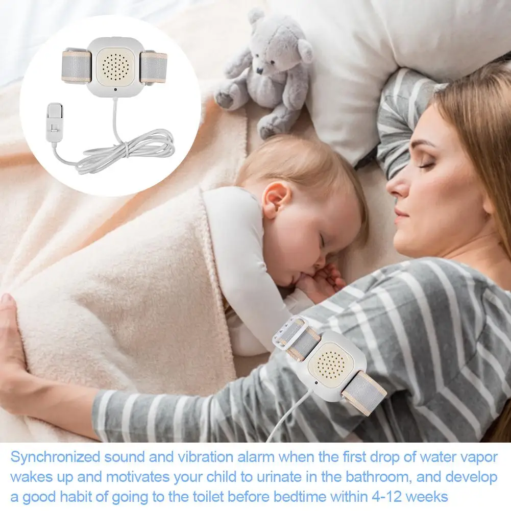 Alarma de humedad profesional para ropa de brazo, Sensor de Enuresis para adultos y bebés, alarma de humectación para cama