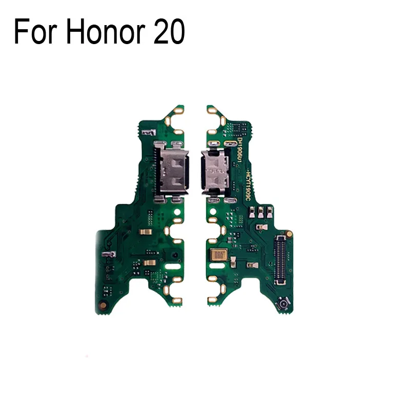 With Microphone For Huawei Honor 20 USB Dock Charging Port Mic Microphone Motor Vibrator Module Board Honor20