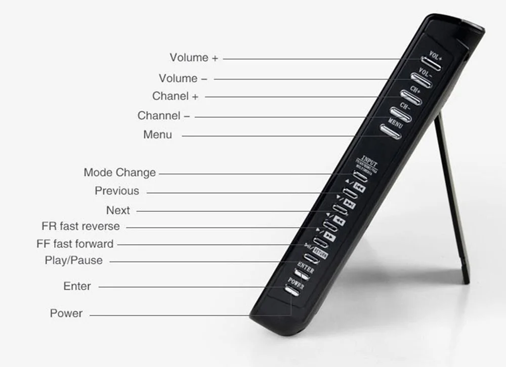 LEADSTAR D10 LED TV 10.2 بوصة المحمولة عرض مشغل رقمي DVB-T2 ATSC تلفزيون محمول USB TF بطاقة HDMI متوافق شاحن سيارة