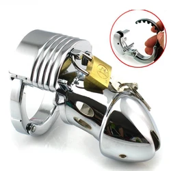 Adjustable Penis Ring Cock Cage Male Chastity Device Adult Game Semen Lock Rings BDSM Erotic Sex Toys for Man Gay Penis Restrict