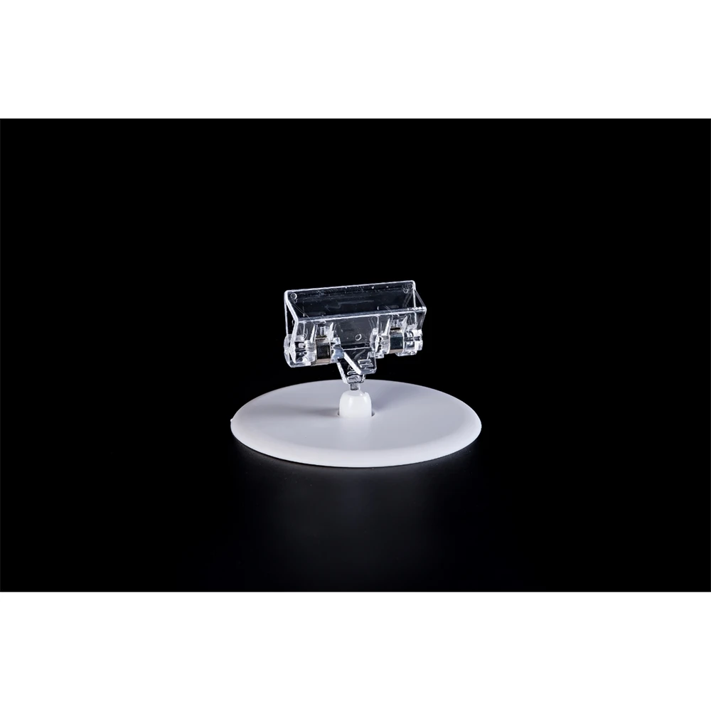 Disc Serious Spring Clip Stand Supermarket Rotatable Price Tag Display Stand