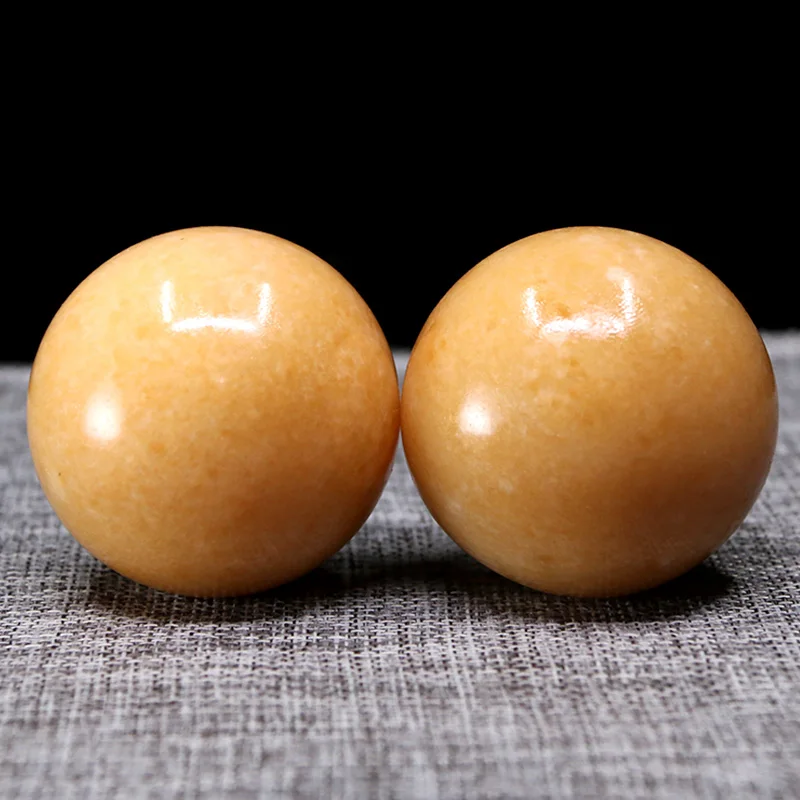 Practice Hand Jade Ball Fitness Handball Health Middle-Aged and Elderly Massage Grip Rotation Baoding Balls