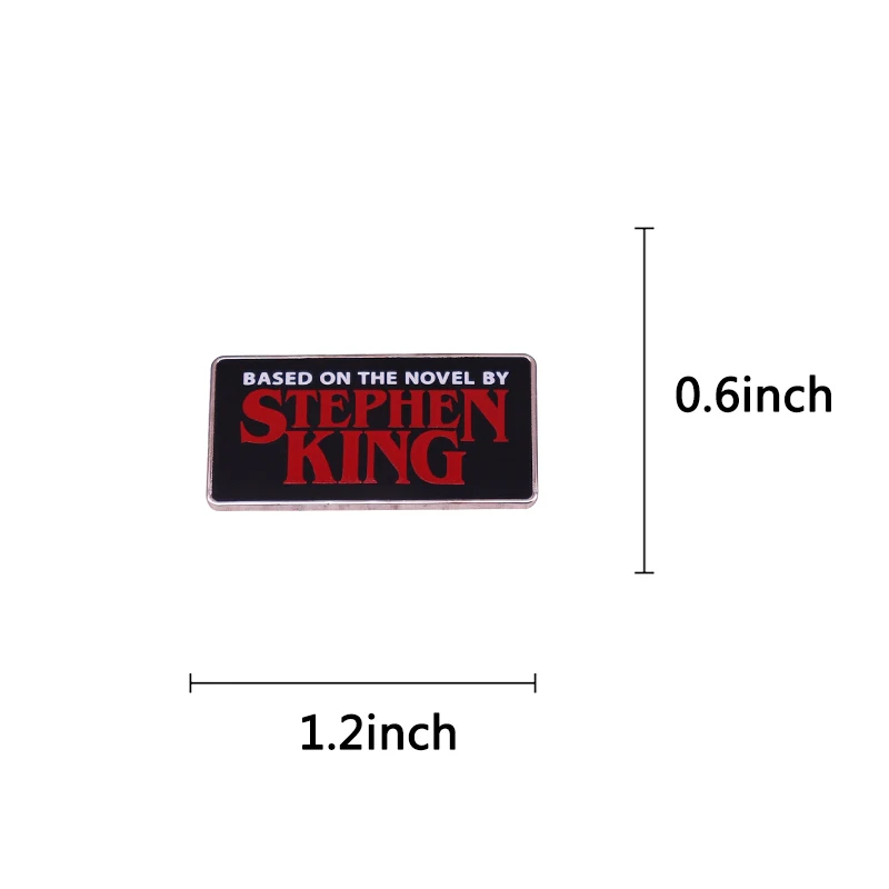 Based on The Novel By Stephen King Pin horror supernatural suspense crime science-fiction fantasy novels American Author Brooch view 2